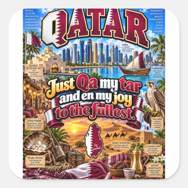 Qatar sticker (Front)