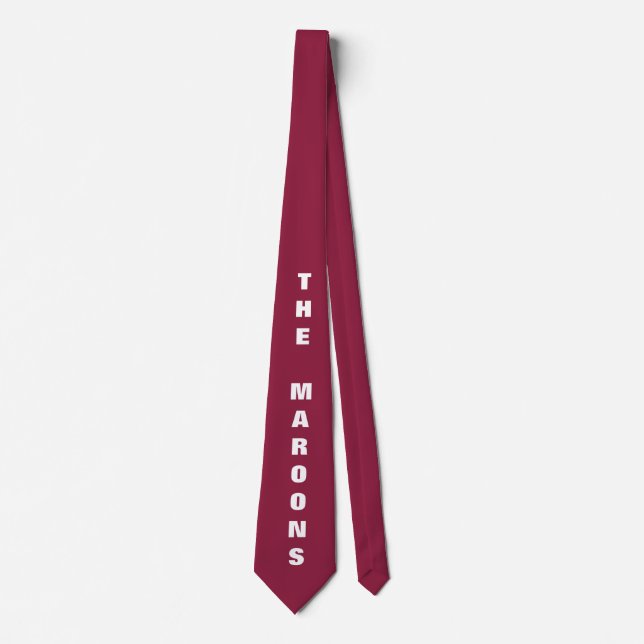 Qatar "THE MAROONS" Tie (Front)