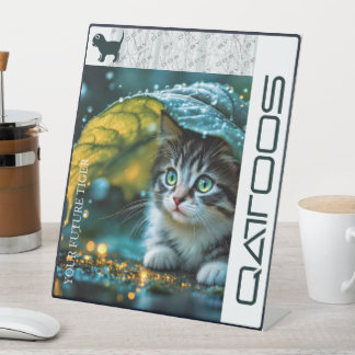 QATTOOS  PEDESTAL SIGN