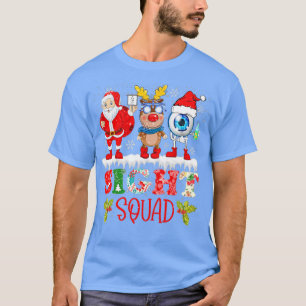 QbBX Santa Sight Squad Christmas Optometrist Xmas  T-Shirt