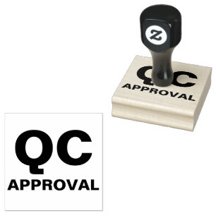 QC Approval Stamp for Quality Control Production