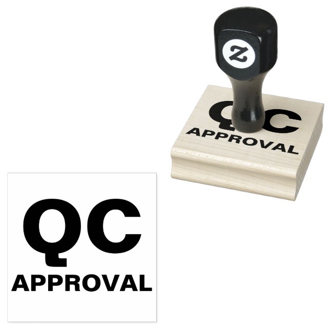 QC Approval Stamp for Quality Control Production  (Stamped)