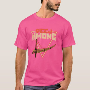 Qeej musical instrument ethnic group pipe Hmong lu T-Shirt