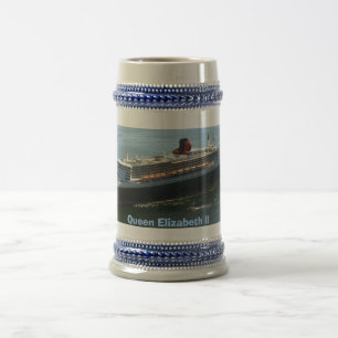 QEII No. 2 Long Beach, Queen Elizabeth II Beer Stein