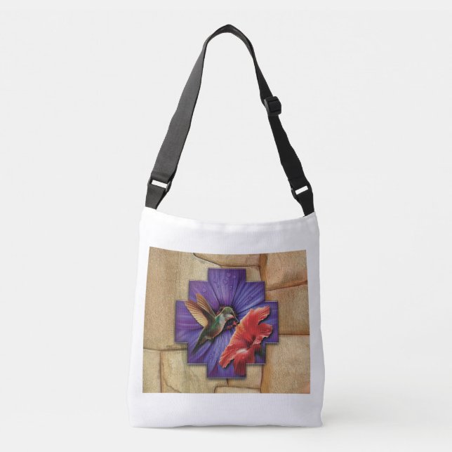 Q'enti - Cross Body Tote Bag (Front)