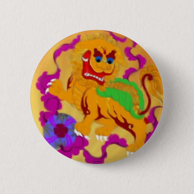 Qi Lin Button (Front)
