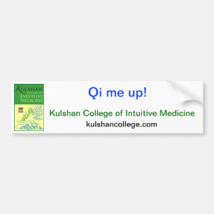 Qi me up! kulshan college sticker
