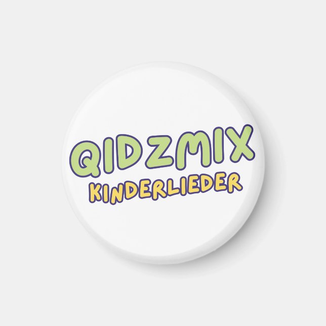 QidzMix Logo Magnet (Front)
