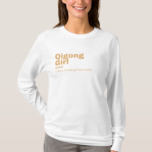 Qigong Girl - Qigong T-Shirt (Front)
