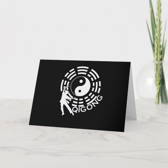 Qigong Yin und Yang Card (Front)