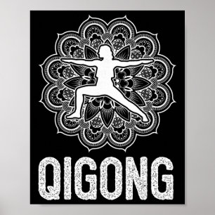 Qigong Yin Yang Martial Arts Tai Chi Yoga Meditati Poster