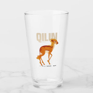 Qilin Vintage Graphic Glass
