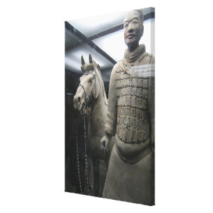 Qin Chinese Terracotta Soldier 3rd century BC / Canvas Print