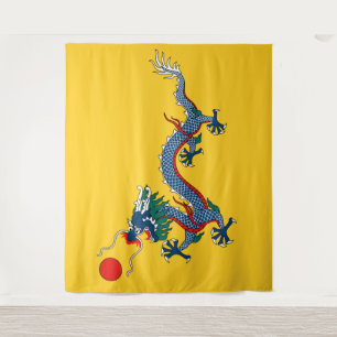 Qing Dynasty (1890-1911) flag Tapestry