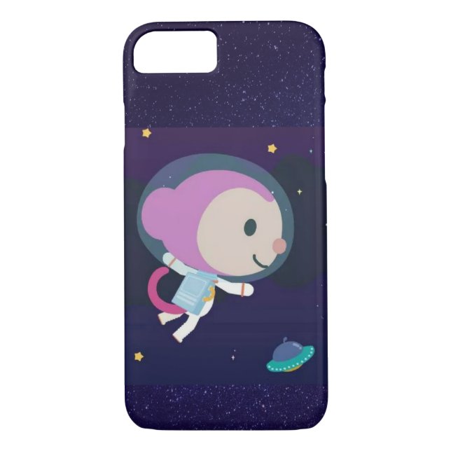 Qkids Phone Case Momo in Space (Back)