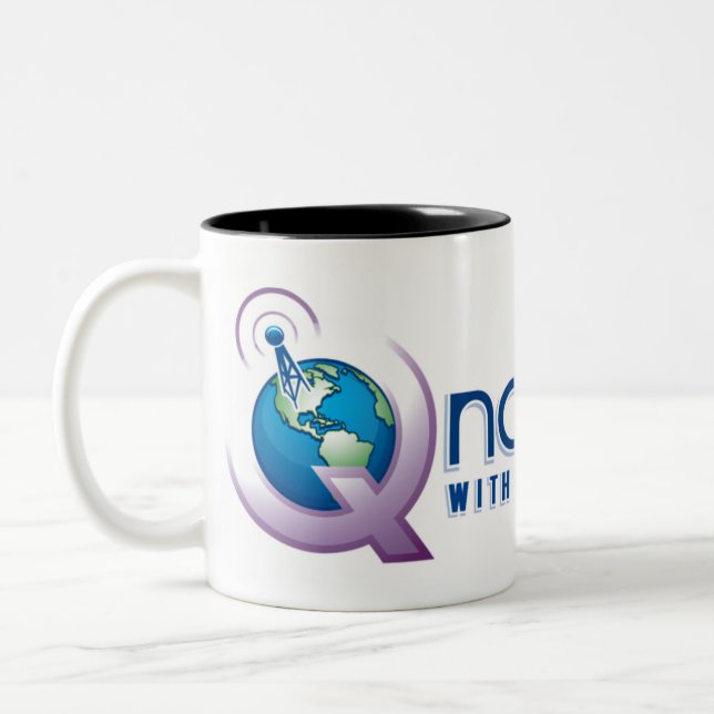 QNation.FM Two-Tone Mug (Left)