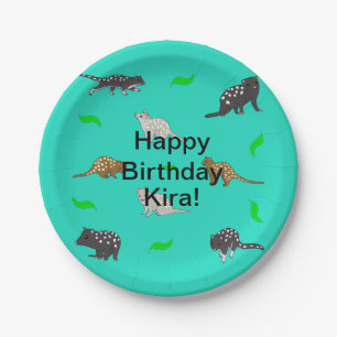 Qoulls Birthday Paper Plate