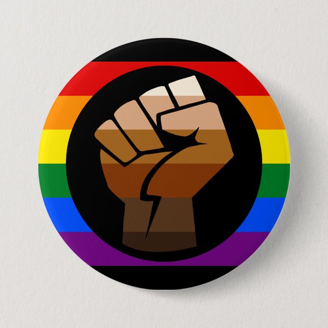 QPOC Pride Button (Front)