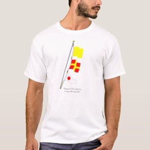 "QR1" "Request Permission to Lay Alongside" T-Shirt