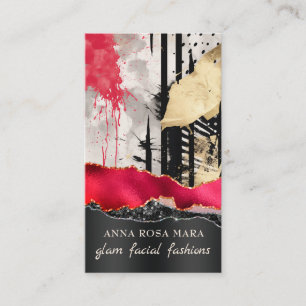 *~* QR AP5 Glam Punk Luxe 3 Fashion Bold Beauty Business Card