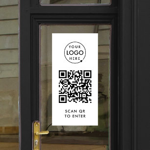 QR Code Access Control Scan to Enter Office Logo