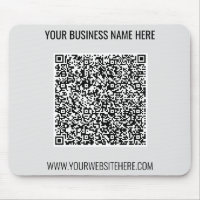 QR Code and Custom Text Professional Personalised