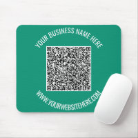 QR Code and Custom Text Promotional Modern