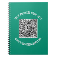 QR Code and Custom Text Promotional Modern