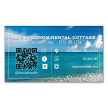 QR Code Beach Elegant Spa Travel 