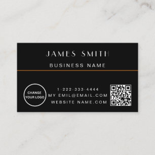 QR Code Black and White Health Membership Card