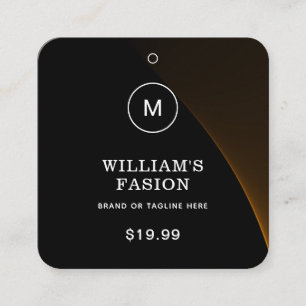 QR Code   Blue Clothing Label Price Hang Tag