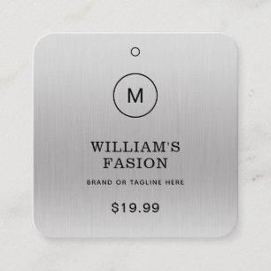 QR Code   Blue Clothing Label Price Hang Tag
