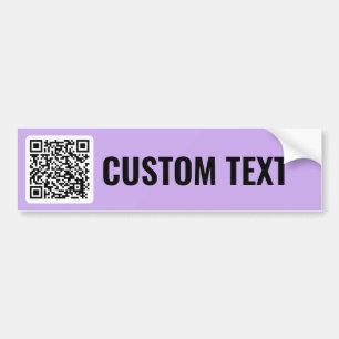 QR Code Bumper Sticker
