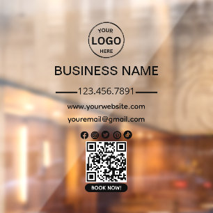Qr Code Business Black Logo Social Media
