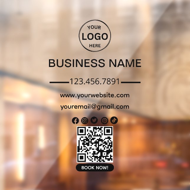 Qr Code Business Black Logo Social Media  (Sheet 2)