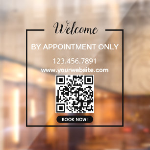 Qr Code Business Book Now Welcome