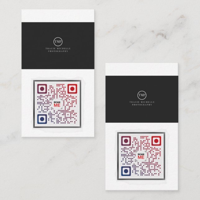QR Code Business Card  (Front/Back)