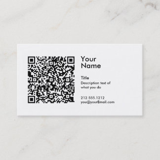 QR Code Business Card