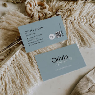 QR Code Business Card Template