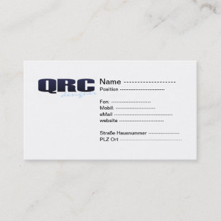 QR Code Business Cards