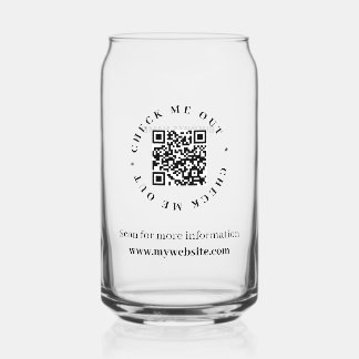 QR code Business Drinking Glasses