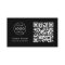 QR Code Business Logo | Black Modern Professional