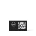 QR Code Business Logo | Black Modern Professional
