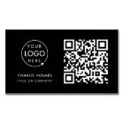QR Code Business Logo | Black Modern Professional