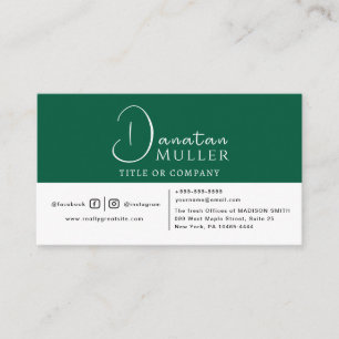 QR Code Business Logo  Card