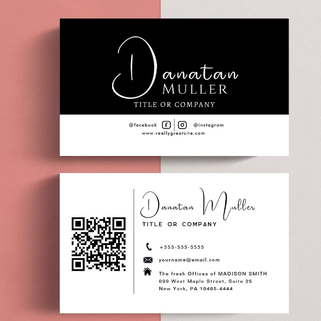 QR Code Business Logo  Card (Creator Uploaded)