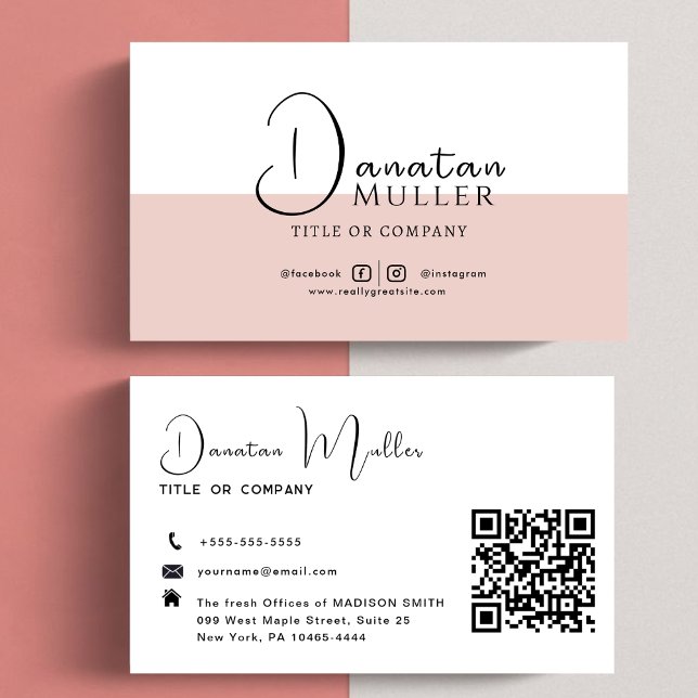 QR Code Business Logo  Card (Creator Uploaded)