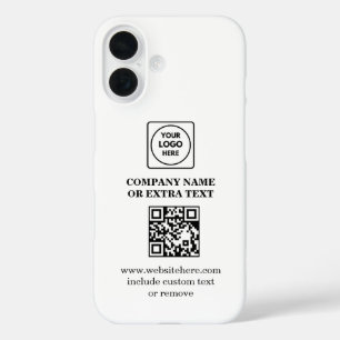 QR Code Business Logo Minimalist iphone case