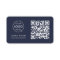 QR Code Business Logo | Navy Modern Professional