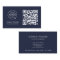 QR Code Business Logo | Navy Modern Professional